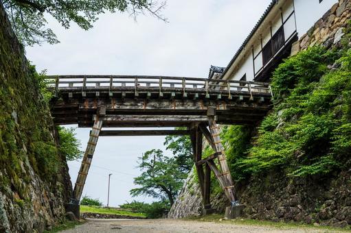 彦根城にある廊下橋 彦根城にある廊下橋 彦根城,castle,廊下橋の写真素材