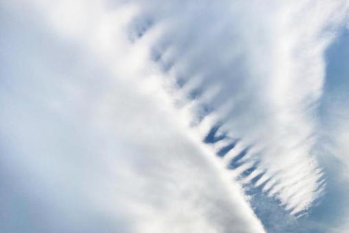 雲 雲,空,青空の写真素材