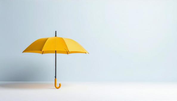 オレンジ色の傘の背景画像 オレンジ色の傘の背景画像の写真