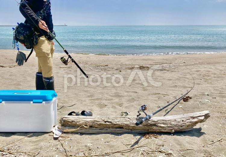 釣り人と海 釣り,人,釣り人の写真素材