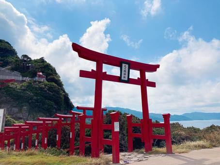 山口県長門市 元乃隅神社 山口県長門市 元乃隅神社 元乃隅神社,山口県,長門市の写真素材