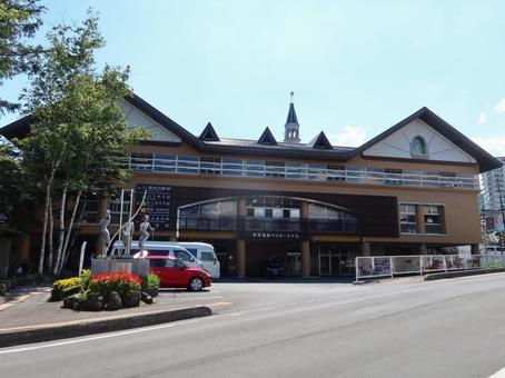 草津温泉バスターミナル 草津温泉バスターミナル 草津温泉,バスセンター,バスターミナルの写真素材