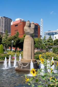 景観フォト 景観フォト 横浜,山下公園,自然の写真素材