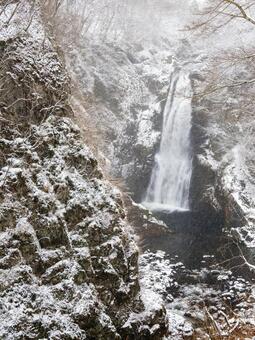 初冬の秋保大滝⑷ 滝,秋保大滝,名瀑の写真素材