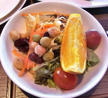 豆サラダ 豆サラダ 豆サラダ,サラダ,ミニトマトの写真素材