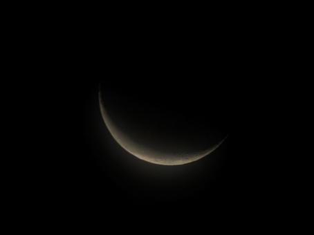 下弦の月 月,三日月,下弦の写真素材