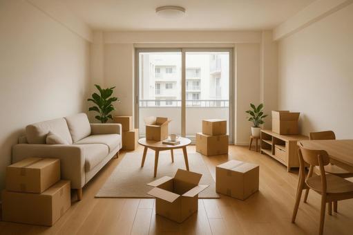 移住先の住宅内装イメージの写真