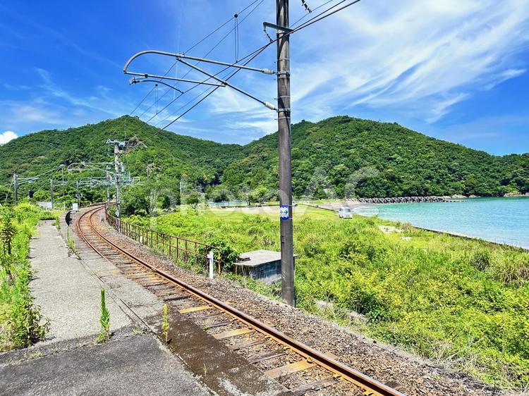 那智勝浦町　無人駅 那智勝浦町,湯川駅の風景,無人駅の写真素材