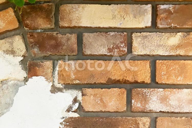 レンガ壁のテクスチャ 背景素材 レンガ,壁,背景の写真素材