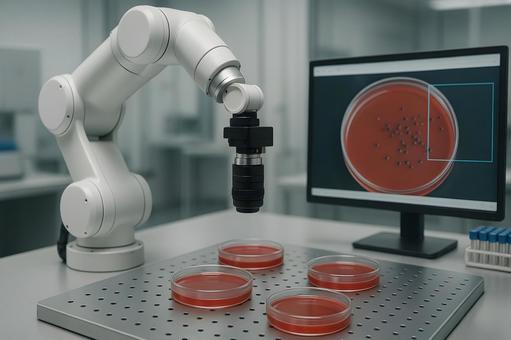 ロボ顕微検査 ロボ顕微検査の写真