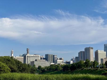 大都会東京のビル群(晴れ) 大都会東京のビル群(晴れ)の写真