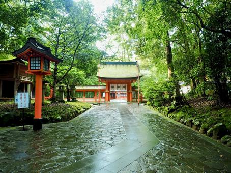 宇佐神宮 宇佐神宮,下宮,八幡宮の写真素材