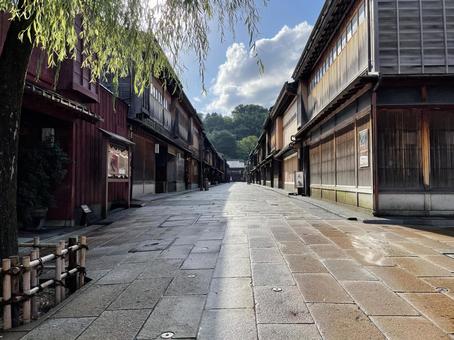 観光_金沢ひがし茶屋街 観光_金沢ひがし茶屋街 金沢,ひがし茶屋街,茶屋街の写真素材