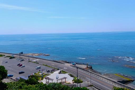 御前崎灯台より 御前崎灯台より 御前崎,御前崎灯台,静岡県の写真素材