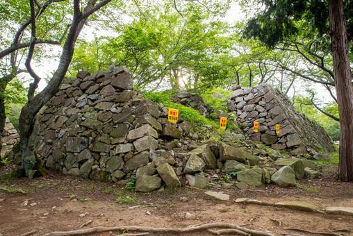 韓国・西生浦倭城の石垣 韓国・西生浦倭城の石垣の写真