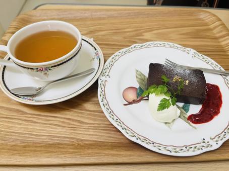 ラズベリーリーフティー ティー,ホットティー,ラズベリーリーフティーの写真素材