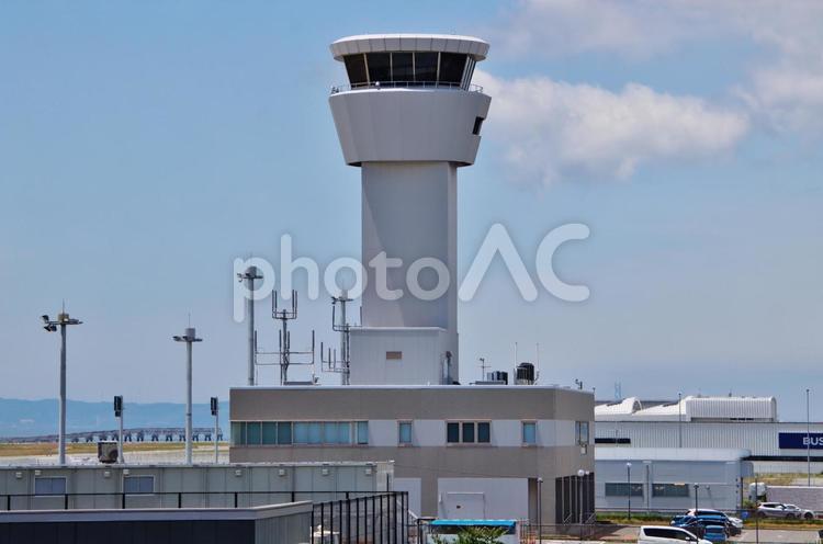 神戸空港の管制塔 神戸,神戸空港,管制塔の写真素材