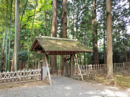 偕楽園 一の木戸 偕楽園 一の木戸の写真