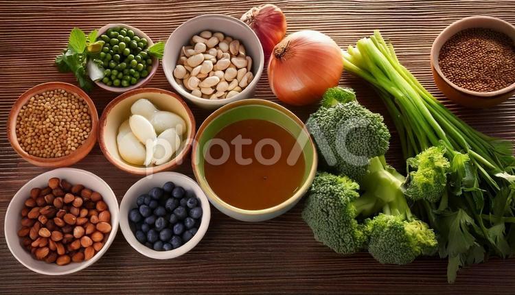 ポリフェノールを多く含む食品 - No: 31907360｜写真素材なら「写真AC」無料（フリー）ダウンロードOK