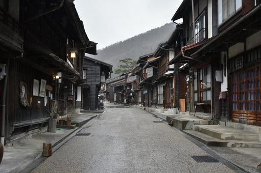 奈良井宿1 奈良井宿,中山道,長野県の写真素材