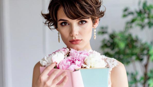 本とおしゃれな外国人モデル 本とおしゃれな外国人モデルの写真