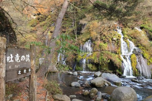 吐竜の滝 吐竜の滝 吐竜の滝,滝,清里高原の写真素材