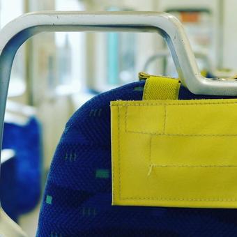 電車の椅子 電車の椅子の写真