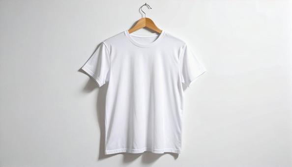 白いTシャツのモックアップ 白いTシャツのモックアップの写真