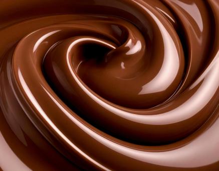 とろけたチョコレート背景 02の写真