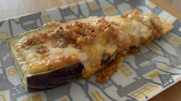 茄子のチーズかけの写真