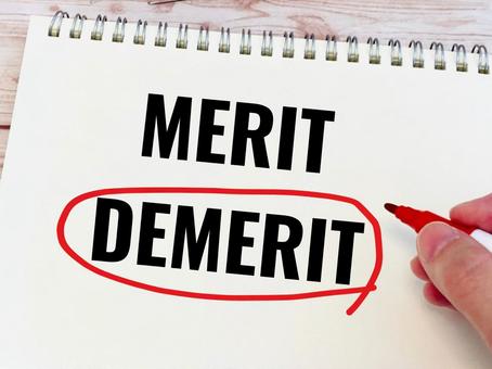 Photo, demerit, a bad point, disadvantage, 