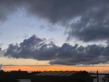 宮古島の夕暮れ 宮古島の夕暮れの写真