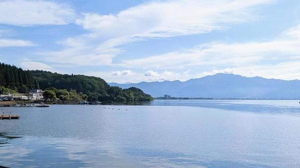福島県猪苗代湖 福島県猪苗代湖の写真