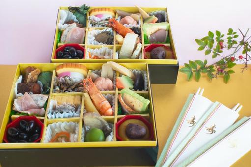 おせち料理の写真