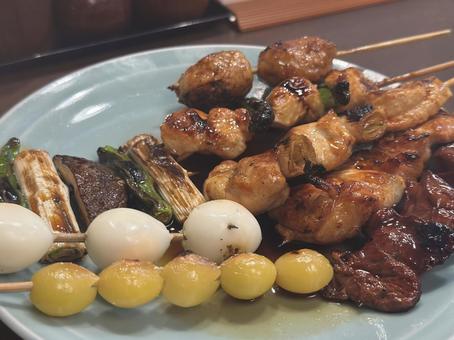 焼き鳥盛り合わせ 焼き鳥盛り合わせの写真