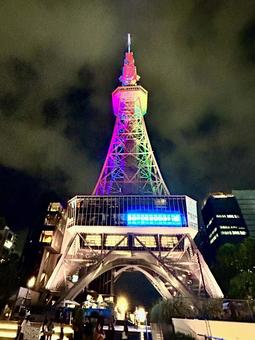 名古屋テレビ塔・MIRAI TOWER 名古屋テレビ塔・MIRAI TOWER 名古屋,ミライタワー,久屋大通公園の写真素材