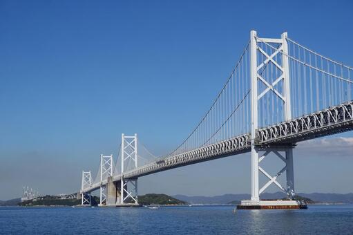 瀬戸大橋01 瀬戸大橋,北備讃瀬戸大橋,南備讃瀬戸大橋の写真素材