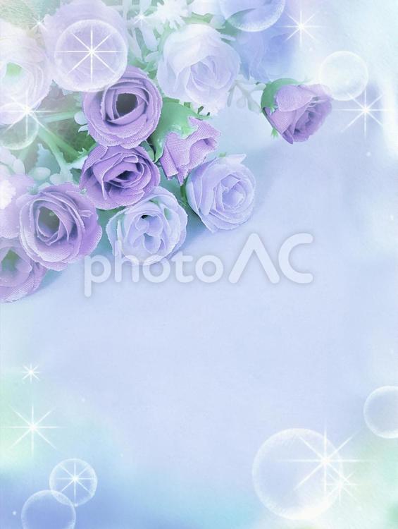 涼しげな花　造花 涼しげ,花,造花の写真素材