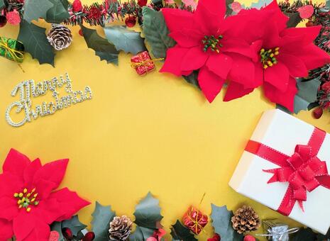 クリスマス　フレーム③ クリスマスフレーム,クリスマスカード,クリスマスの写真素材