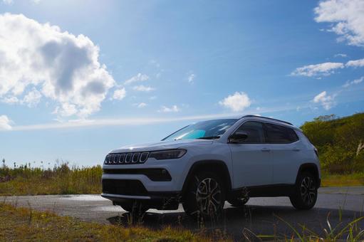 車 suv,アウトドア,車の写真素材