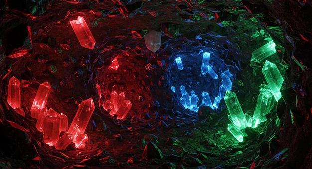 クリスタルフォン鉱山 デジタル宝石の洞窟の写真