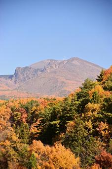 紅葉の浅間連山 紅葉の浅間連山 浅間山,紅葉,浅間連山の写真素材