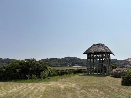 原の辻遺跡 原の辻遺跡 原の辻遺跡,遺跡,壱岐の写真素材