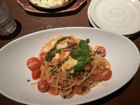 パスタ パスタ パスタ,トマトパスタ,イタリアンの写真素材