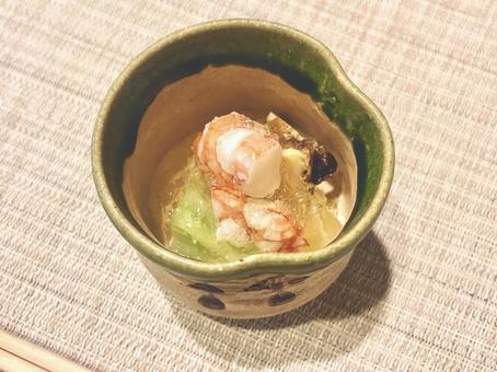 車海老を使った会席料理の先付け 車海老を使った会席料理の先付け 食べ物,食事,料理の写真素材