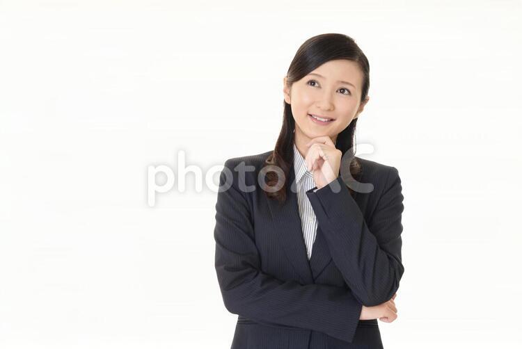 笑顔のビジネスウーマン 女性,ビジネスウーマン,女の写真素材