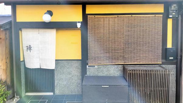 京都 町家 京都 町家 京都,町家,すだれの写真素材