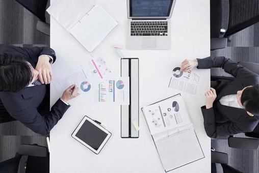 Japanese business person having a meeting in the conference room, rapat, konferensi, rapat, JPG