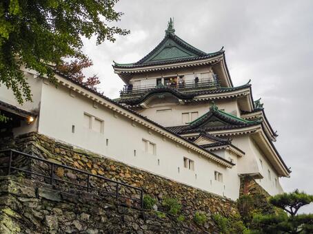 【和歌山県】和歌山市・和歌山城 和歌山城,和歌山市,和歌山県の写真素材