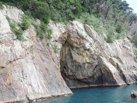 和歌山県 紀の松島めぐり 和歌山県,那智勝浦,遊覧船の写真素材